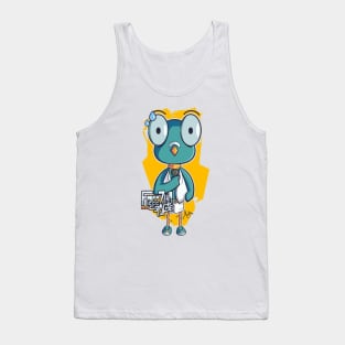 Cute Pigeon Bird Cartoon Character Tank Top